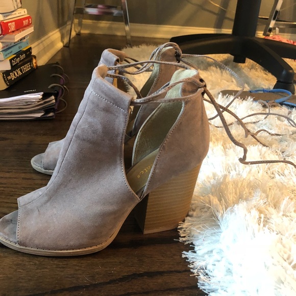 Altar'd State Shoes - Lace up booties